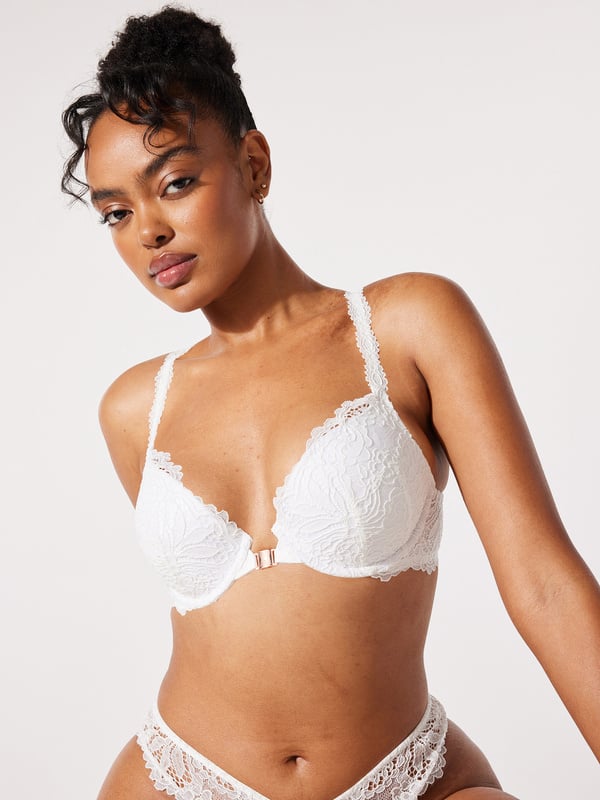 Romantic Corded Lace Push-Up Bra
