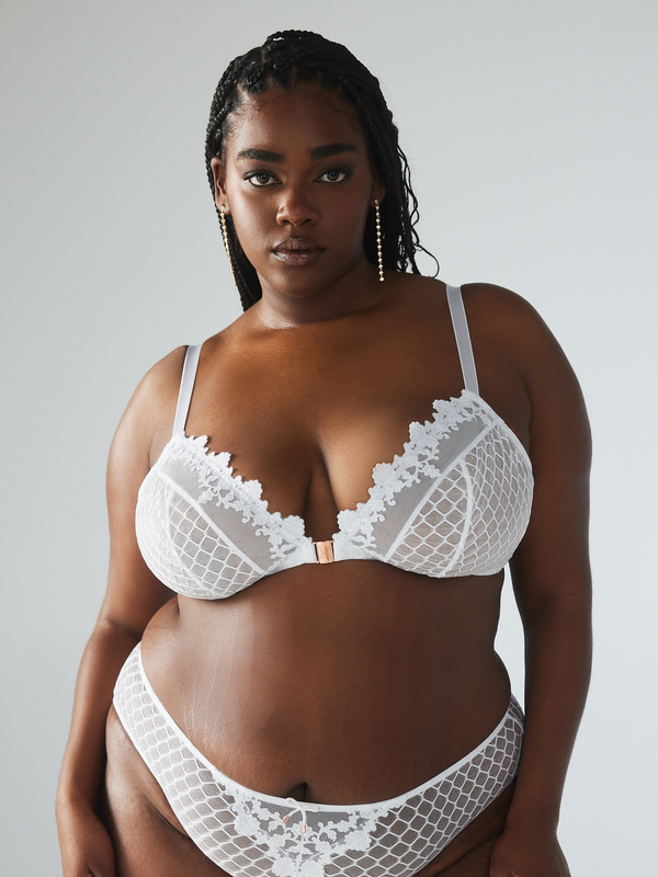 Baroque Bondage Front-Closure Bralette