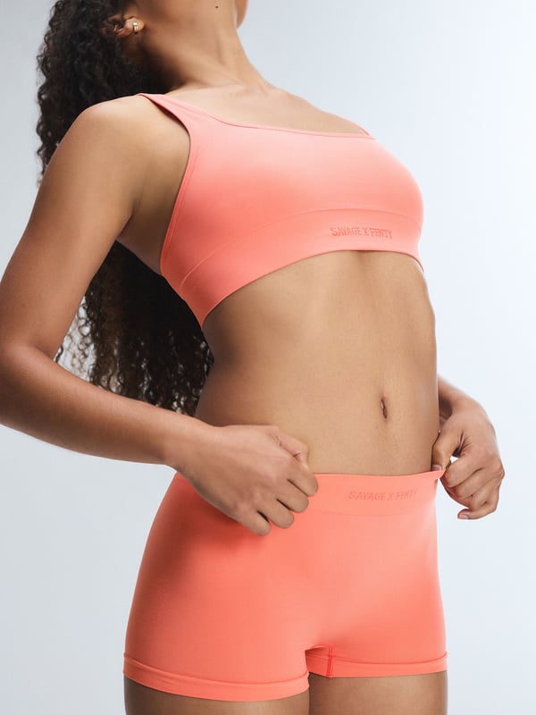 Seamless Scoop-Neck Bralette