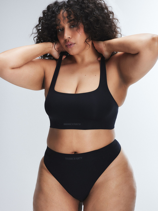 Seamless Scoop-Neck Bralette