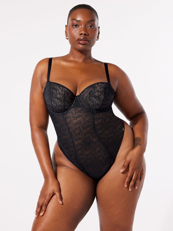 Signature Script Underwire Teddy