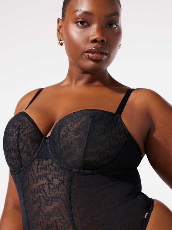 Signature Script Underwire Teddy