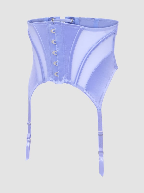 Slipper Satin Garter Belt