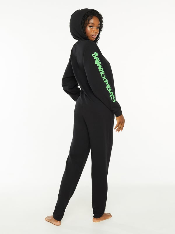 Forever Savage Hooded Onesie