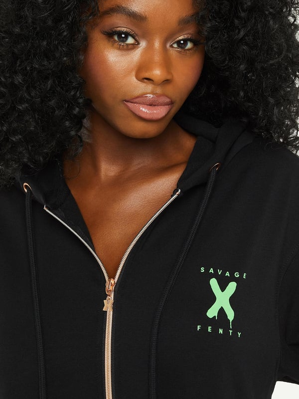 Forever Savage Hooded Onesie
