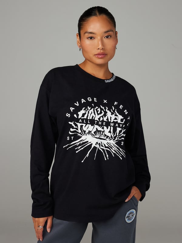 F-Off Long-Sleeve Graphic Tee