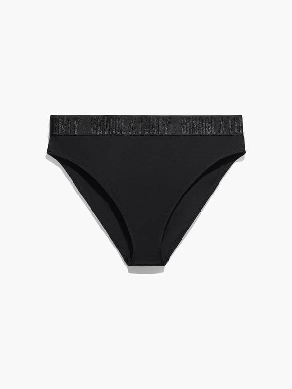 Forever Savage High Leg Bikini In Black Savage X Fenty Spain