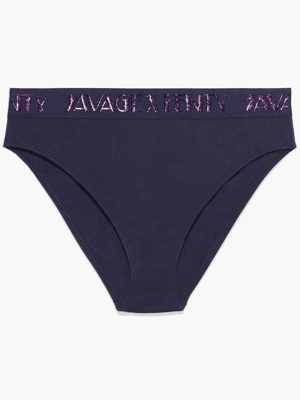 Forever Savage High Leg Bikini In Blue Savage X Fenty Germany