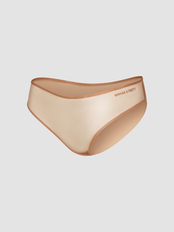 Sheer X Cheeky Panty In Nude SAVAGE X FENTY UK United Kingdom