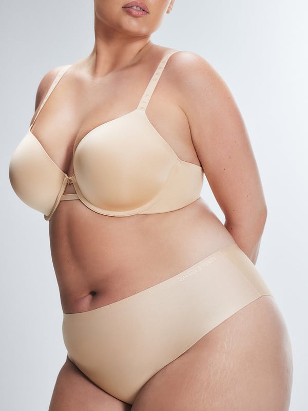 NEW Microfiber No-Show Hipster Panty