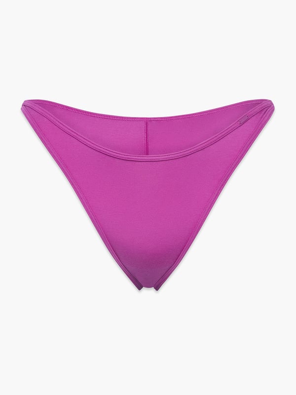 Cotton Essentials String Bikini Panty In Purple Savage X Fenty Uk