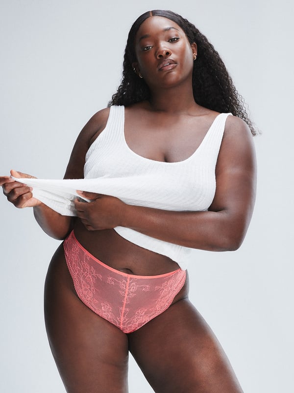 Top Drawer Lace Thong Panty