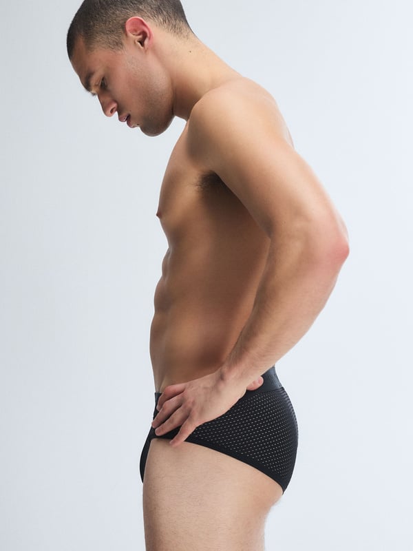 Shadow Fit Mesh Briefs