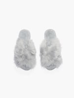 CLF Fluff'd Up Slippers in Black