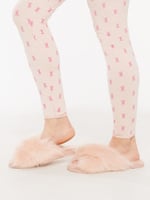 Pink Plush Slippers - Pinktini