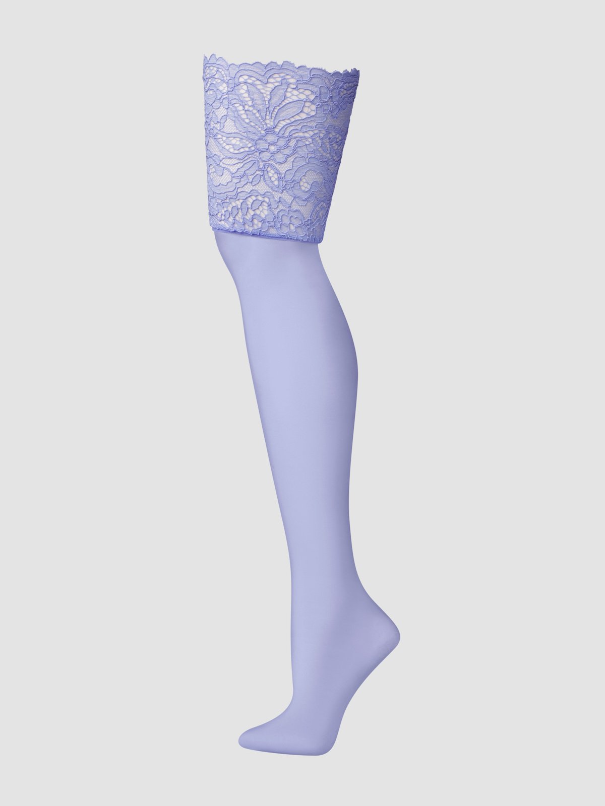 Romantic Corded Lace Thigh-High Stockings