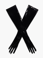 Make a Scene Vinyl Gloves (XS-XL) in Black | SAVAGE X FENTY