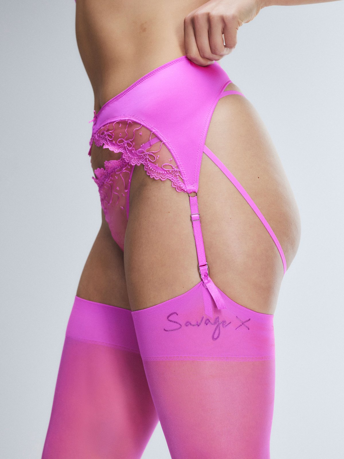 Savage X Stockings with Backseam