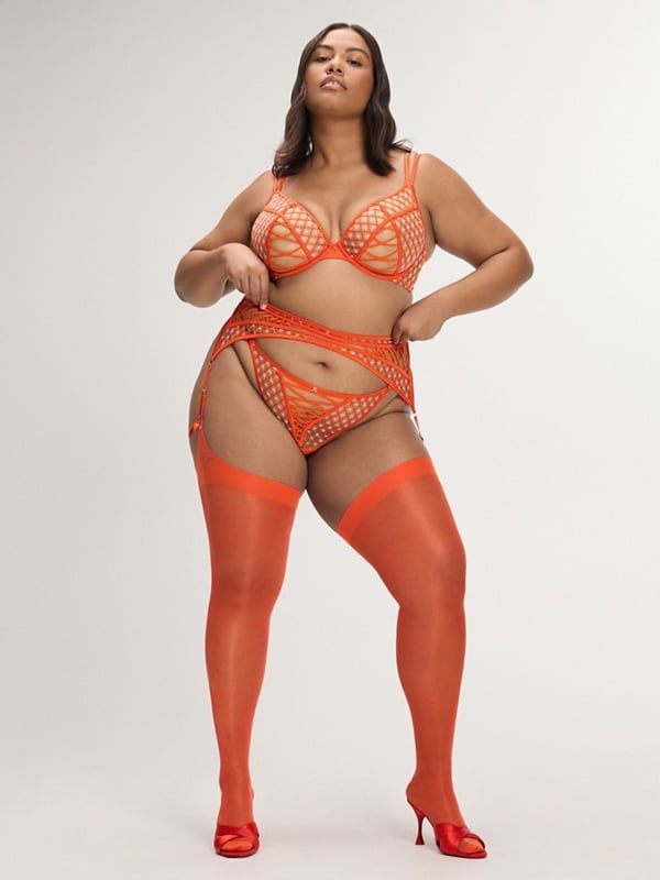 Savage X Stockings With Backseam