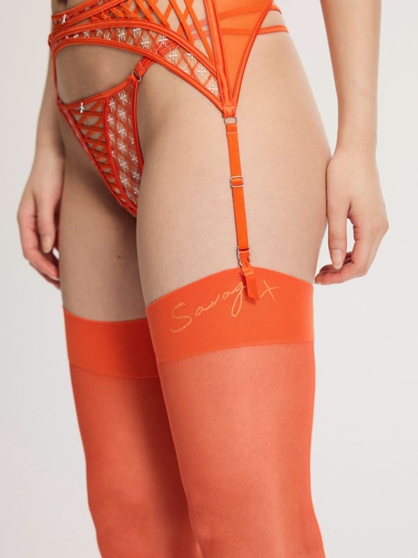 Savage X Stockings With Backseam