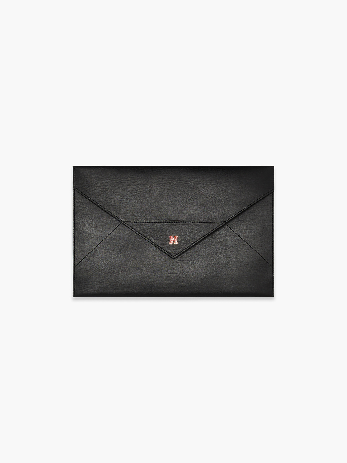 Savage X Faux Leather Envelope Pouch in Black | SAVAGE X FENTY