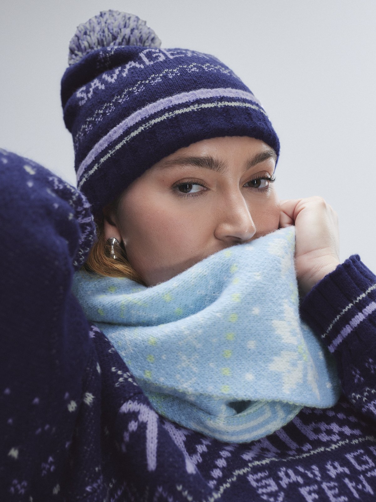 Frost Smitten Knit Scarf