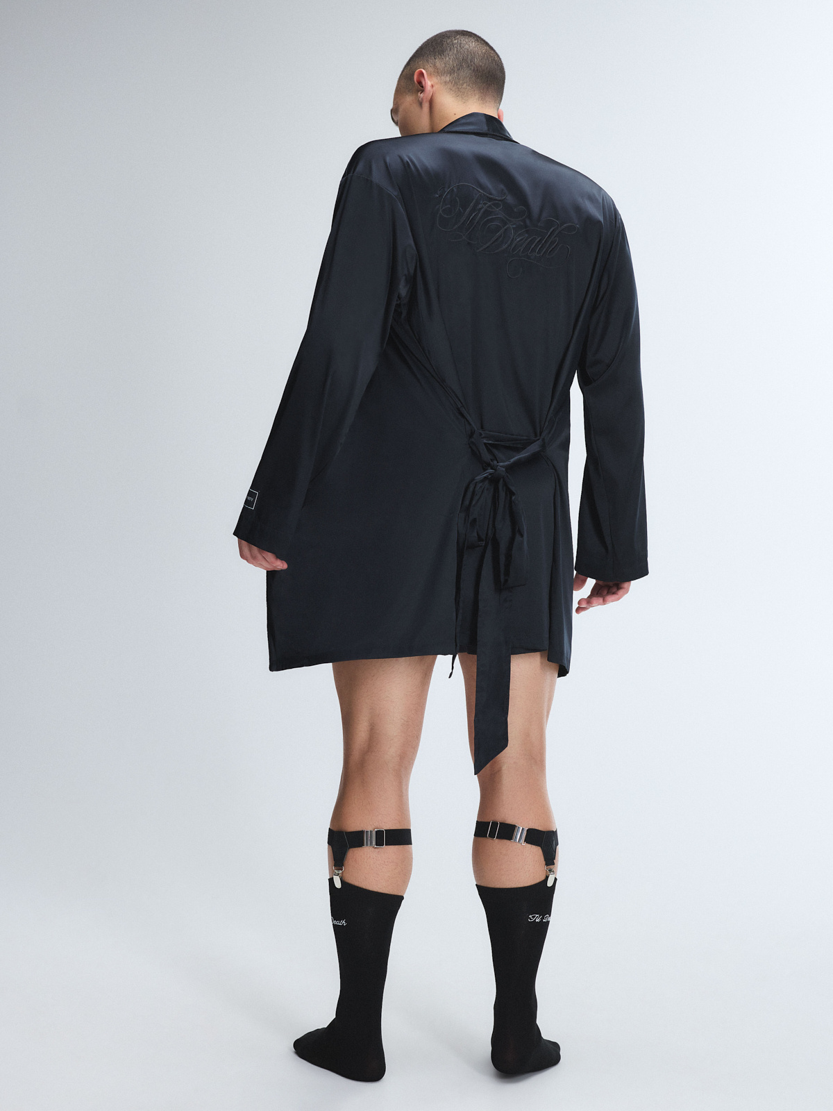 Smooth Suitor Sock Garter in Black | SAVAGE X FENTY
