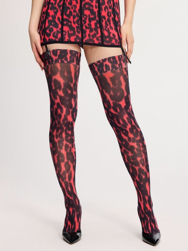 City Kitty Thigh-High Stay-Up Stockings