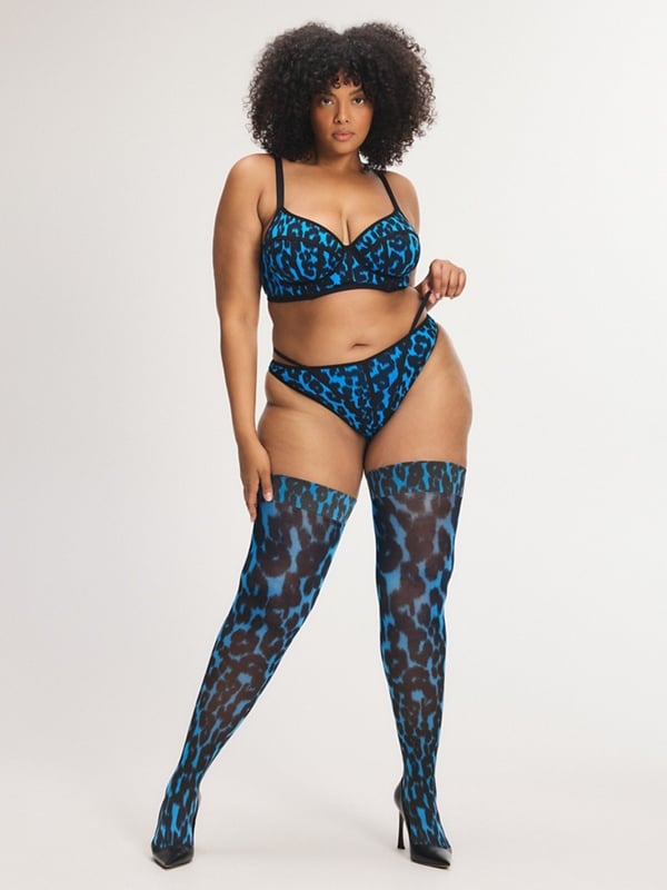 City Kitty Thigh-High Stay-Up Stockings