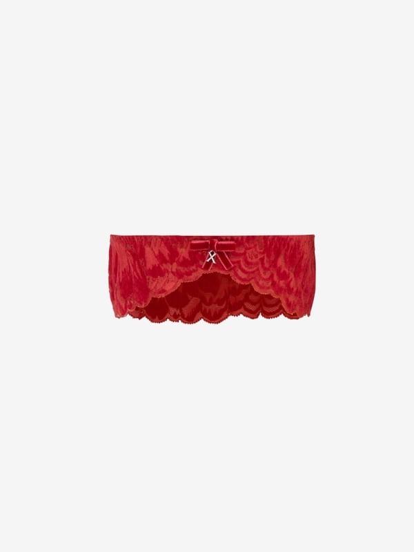 Plush Rush Velvet Garter Belt