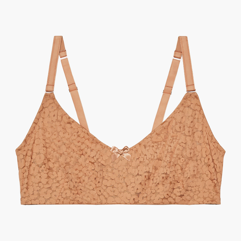 Unlined Leopard Lace Covered Bra | SAVAGE X FENTY