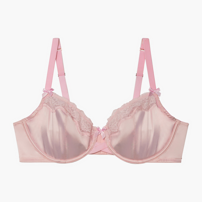 Satin And Lace Unlined Bra Savage X Fenty United Kingdom