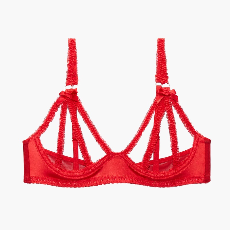 Ultra Sexy Satin Cupless Bra Savage X Fenty United Kingdom