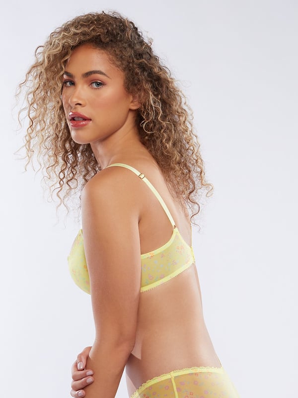 Balconette Bra In Multi Yellow Savage X Fenty