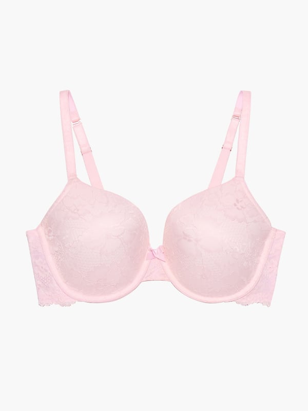 Allover Lace T-Shirt Bra in Pink | SAVAGE X FENTY