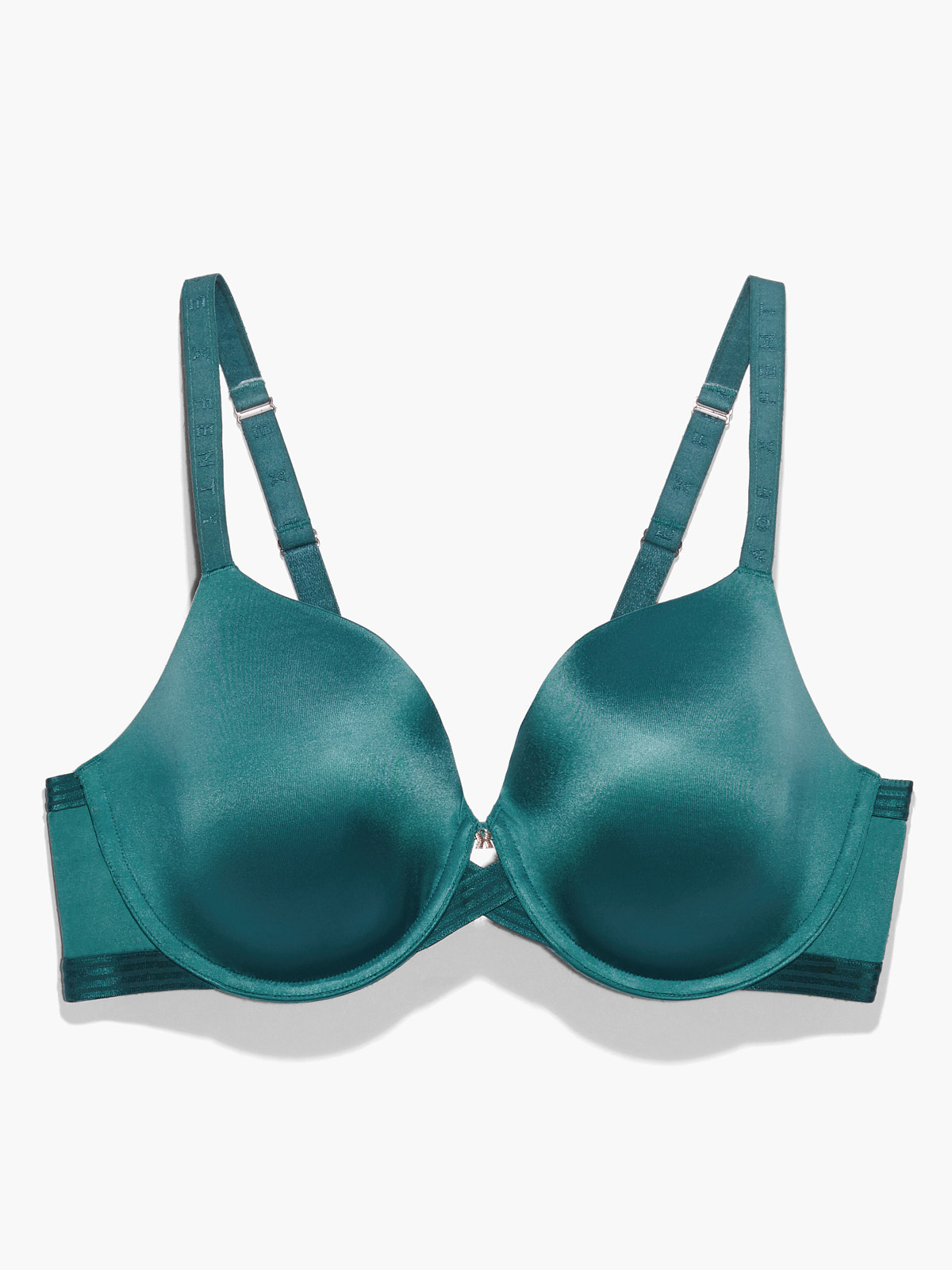 Victoria's Secret Teal Underwire Padded Lightly Lined Tee Short Bra