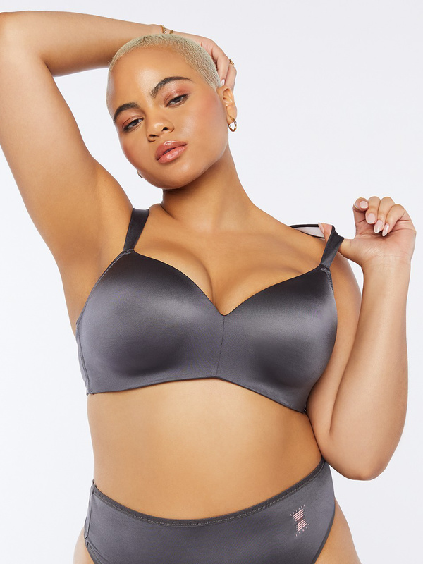 New Wireless Bra In Grey Savage X Fenty