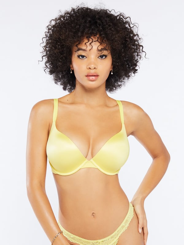 Floral Lace Push Up Bra In Yellow Savage X Fenty