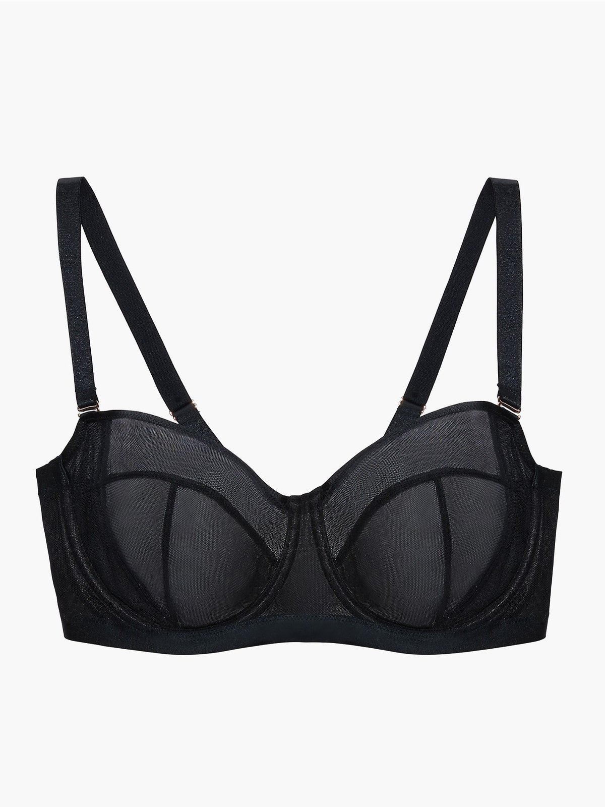 Mesh Strapless Bra in Black SAVAGE X FENTY UK United Kingdom