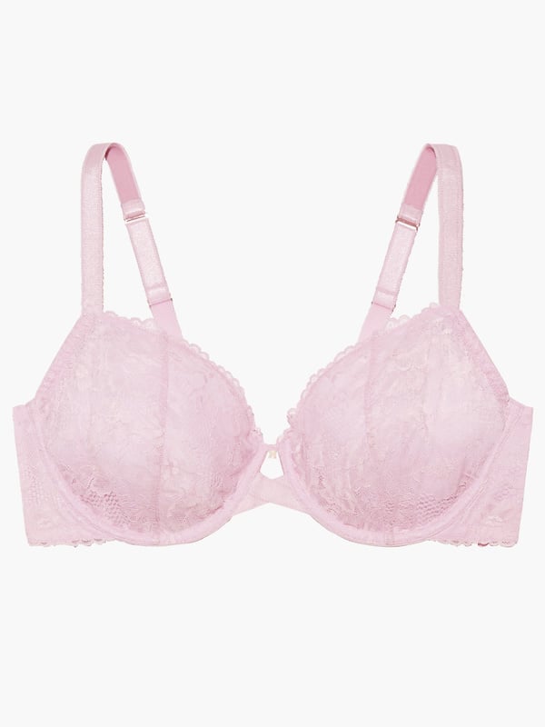 Floral Lace Unlined Bra in Pink | SAVAGE X FENTY