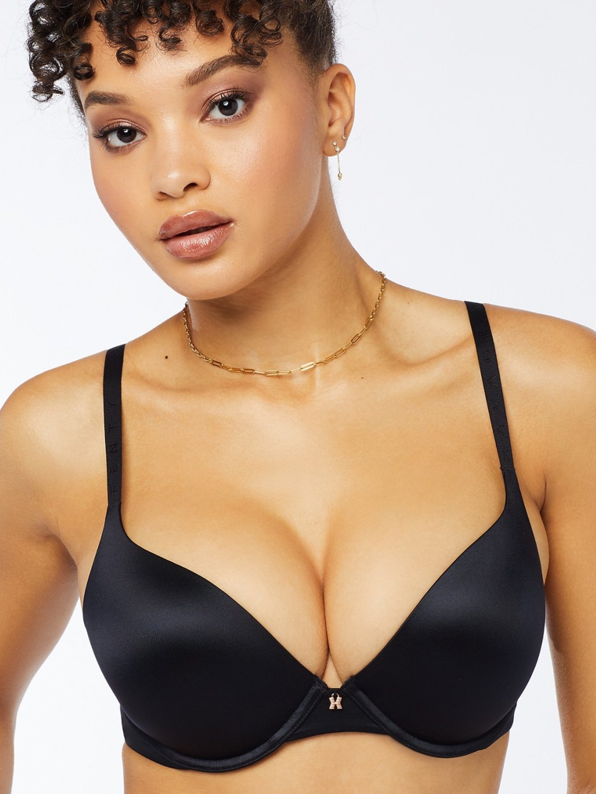 PrettyCat 30B Solid Polyester Blend Push-Up Bra For Women(PC-BR-7013)