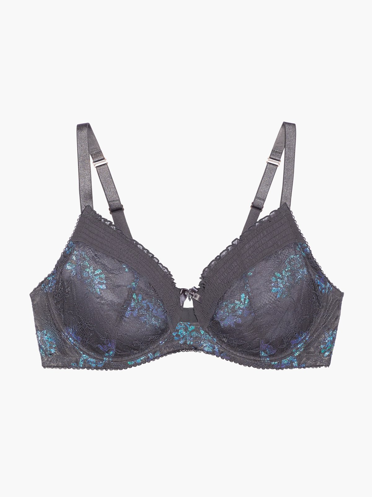 Savage X Women's Regular Living in The Clouds Iridescent Lace Unlined Bra