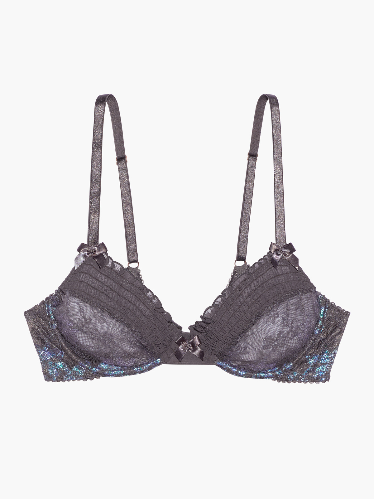 Living in the Clouds Iridescent Lace Unlined Bra