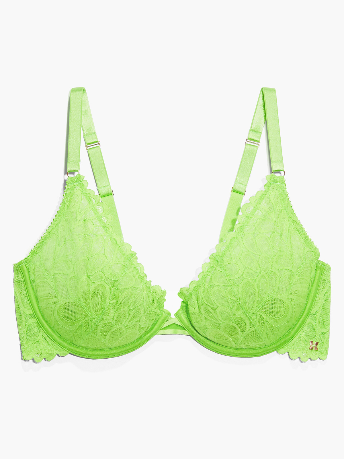 Rihanna Savage x Fenty Lace Olive Green Demi Cup Bra 36A Size undefined -  $35 - From Fried