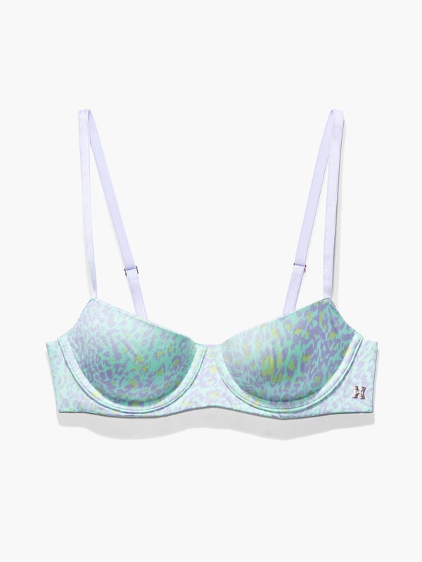 Savage Not Sorry Microfiber Low-Cut Balconette Bra In Green | SAVAGE X ...