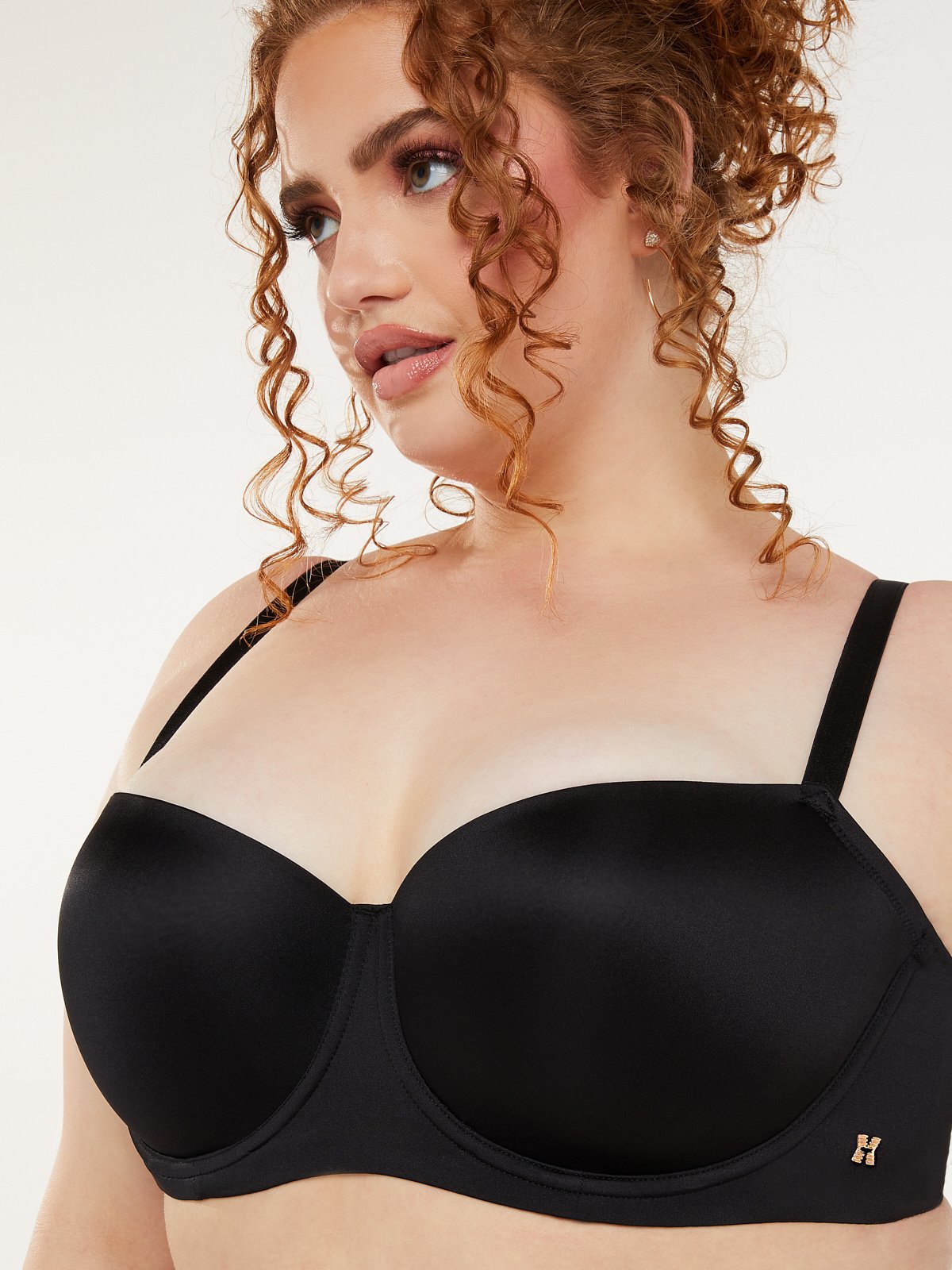 Microfiber lounge bra without clasp racerback black - Mix & Relax