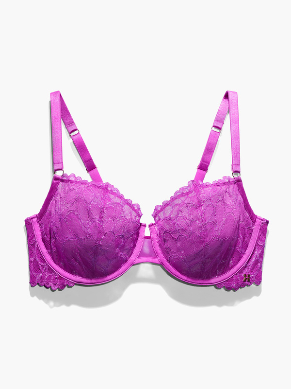 Savage Not Sorry Unlined Lace Balconette Bra in Purple | SAVAGE X FENTY ...