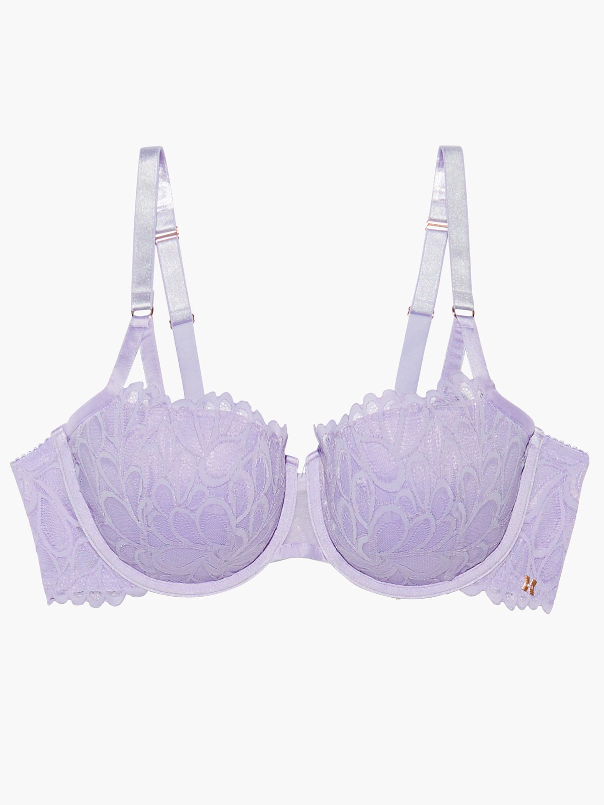 Victoria's Secret Tie Dye Icy Lavender Purple Smooth Lightly Lined Non  Wired T-Shirt Bra