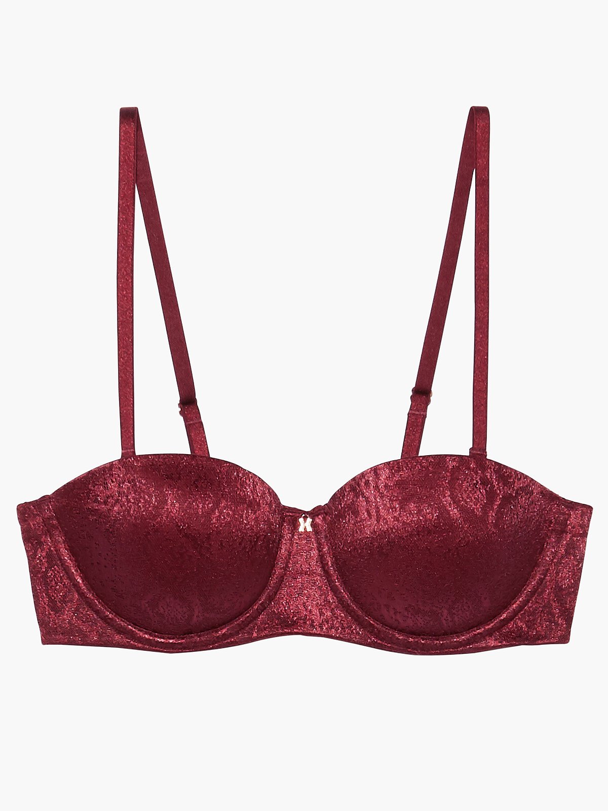 Savage X Fenty Red Candy Hearts Unlined Lace Balconette Bra 38DD Red Size  undefined - $35 - From Jessica