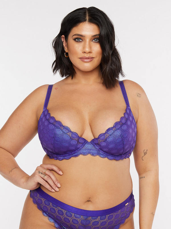 Mod On The Moon Fashion Bra In Blue Savage X Fenty